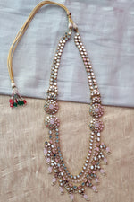 Load image into Gallery viewer, Rutvi Pink Stone Mirror Work Bridal Set