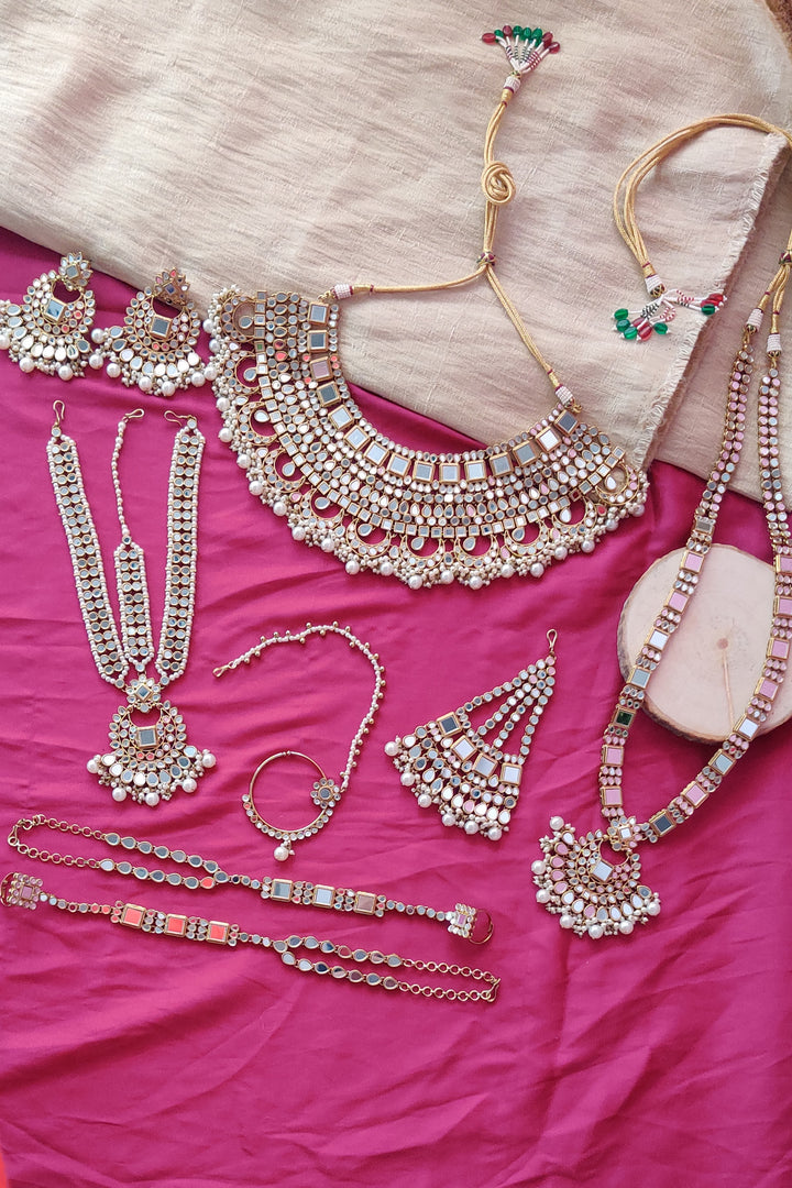 Lavanya Mirror Work Bridal Set